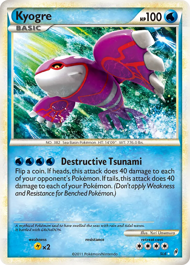 Kyogre (Call of Legends) - Pokémon in TCG Land México