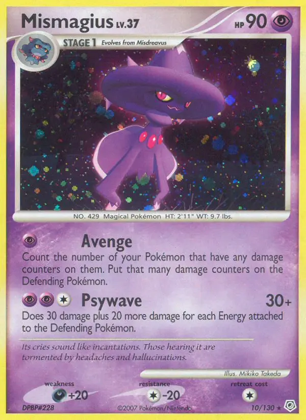 Mismagius (Diamond & Pearl) - Pokémon in TCG Land