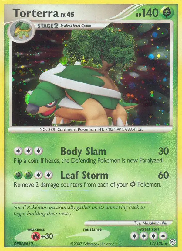 Torterra (Diamond & Pearl) - Pokémon in TCG Land México