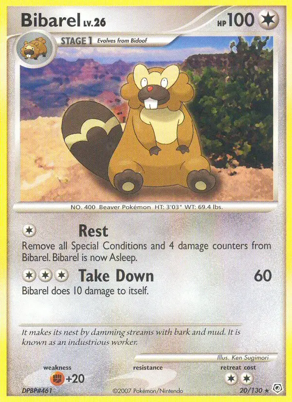 Bibarel (Diamond & Pearl) - Pokémon in TCG Land