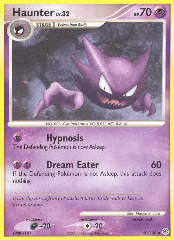 Haunter (Diamond & Pearl) - Pokémon in TCG Land México