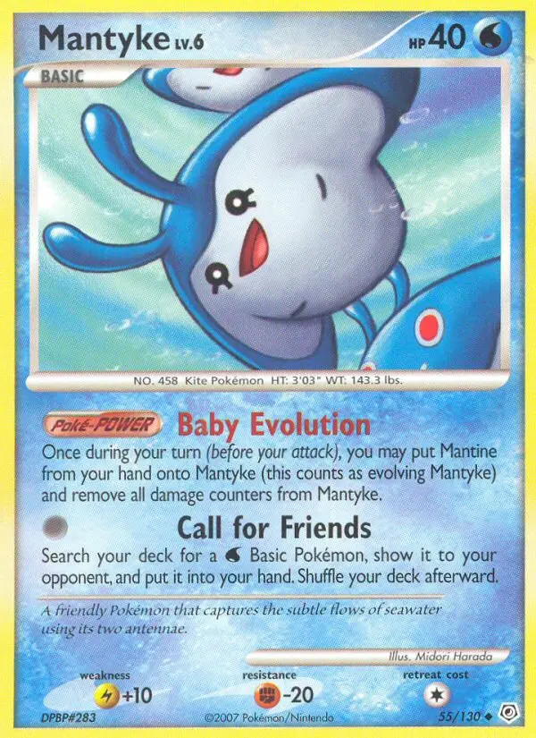 Mantyke (Diamond & Pearl) - Pokémon in TCG Land