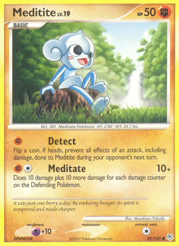 Meditite (Diamond & Pearl) - Pokémon in TCG Land México