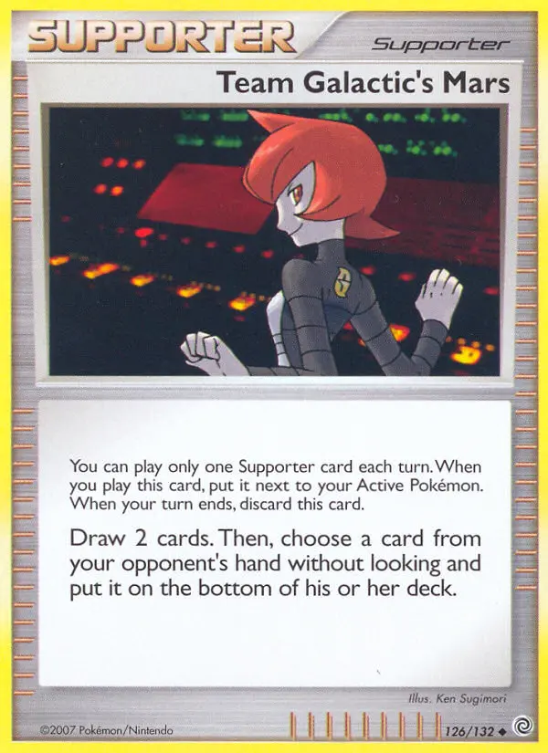 Team Galactic's Mars (Secret Wonders) - Pokémon in TCG Land