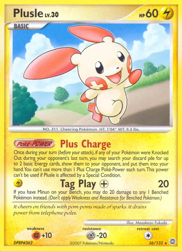 Plusle (Secret Wonders) - Pokémon in TCG Land