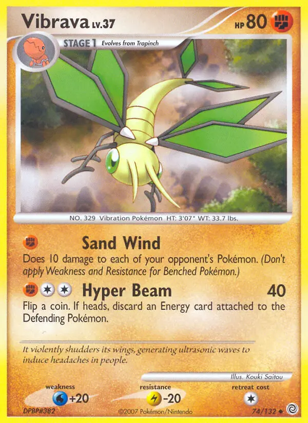 Vibrava (Secret Wonders) - Pokémon in TCG Land