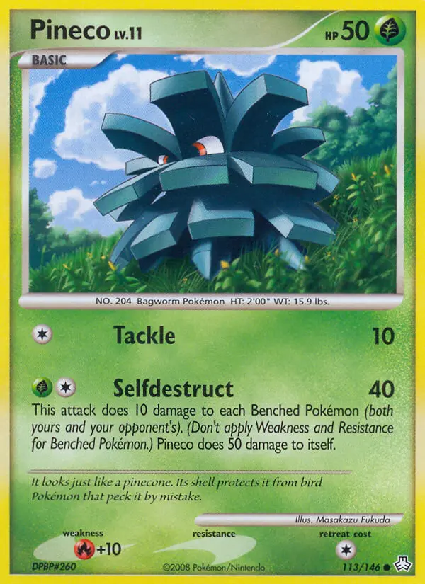 Pineco (Legends Awakened) - Pokémon in TCG Land México