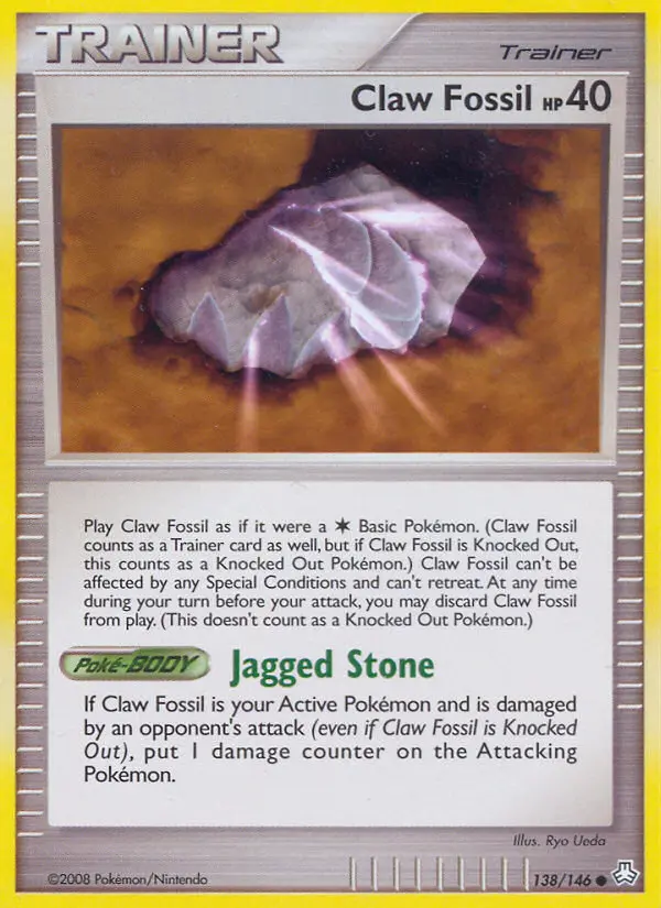 Claw Fossil (Legends Awakened) - Pokémon in TCG Land México