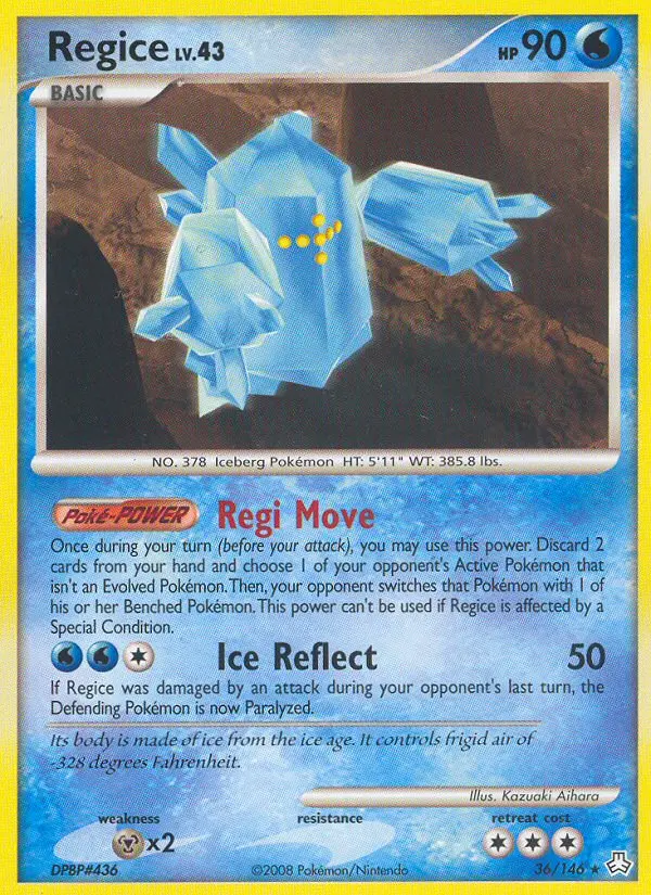 Regice (Legends Awakened) - Pokémon in TCG Land
