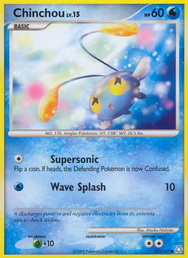Chinchou (Legends Awakened) - Pokémon in TCG Land México