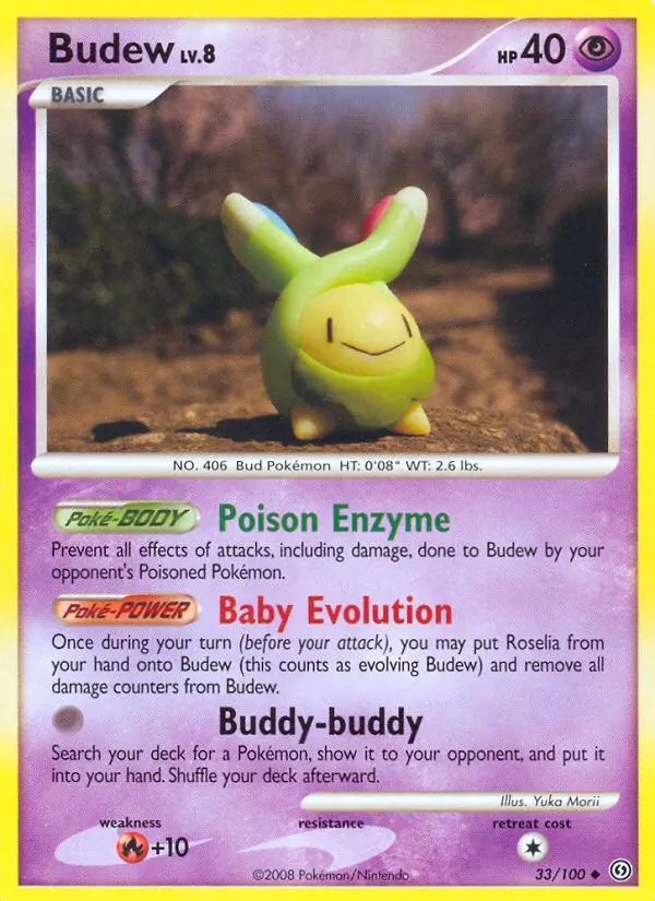 Budew (Stormfront) - Pokémon in TCG Land