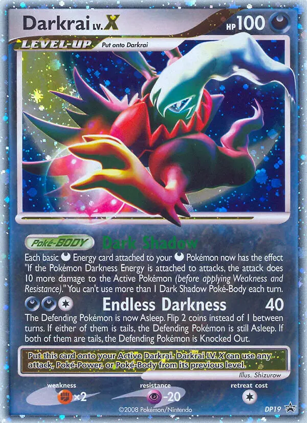 Darkrai LV.X (DP Black Star Promos) - Pokémon in TCG Land