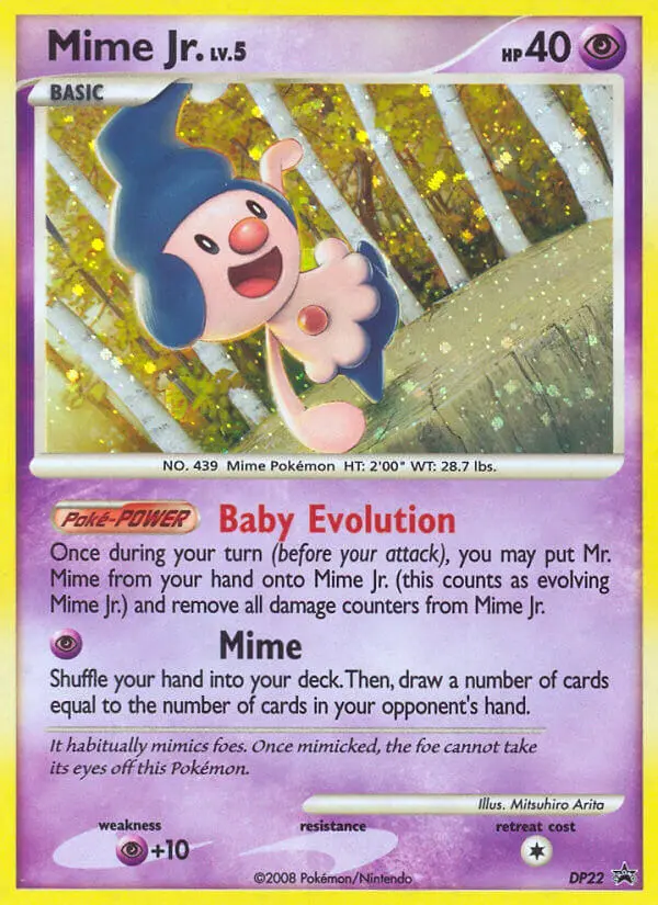 Mime Jr. (DP Black Star Promos) - Pokémon in TCG Land México