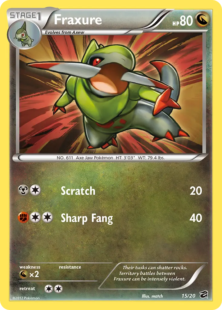 Fraxure (Dragon Vault) - Pokémon in TCG Land