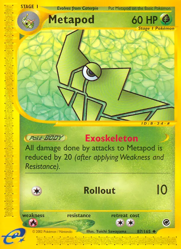Metapod (Expedition Base Set) - Pokémon in TCG Land México