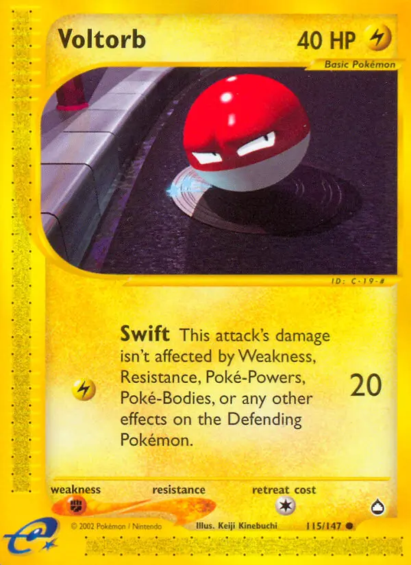 Voltorb (Aquapolis) - Pokémon in TCG Land México