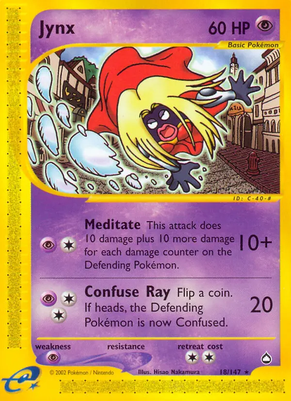Jynx (Aquapolis) - Pokémon in TCG Land México