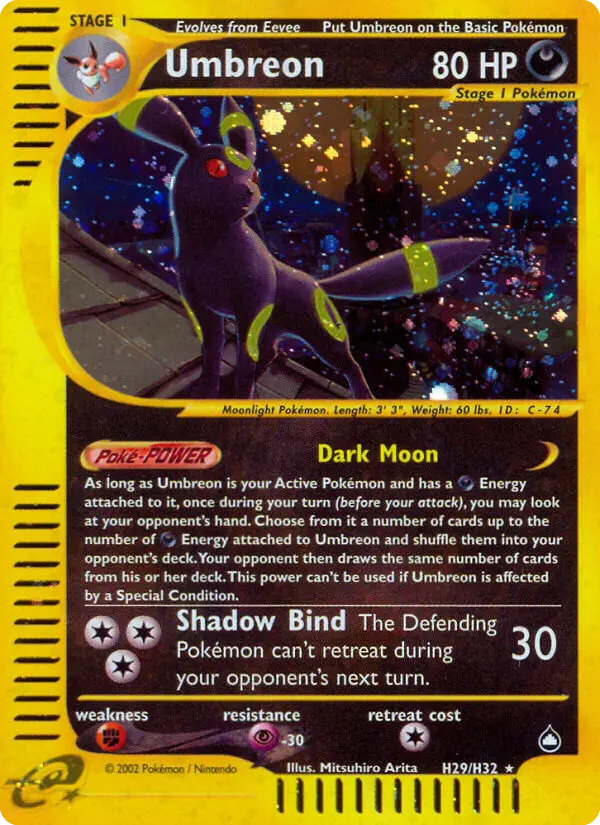 Umbreon (Aquapolis) - Pokémon in TCG Land México