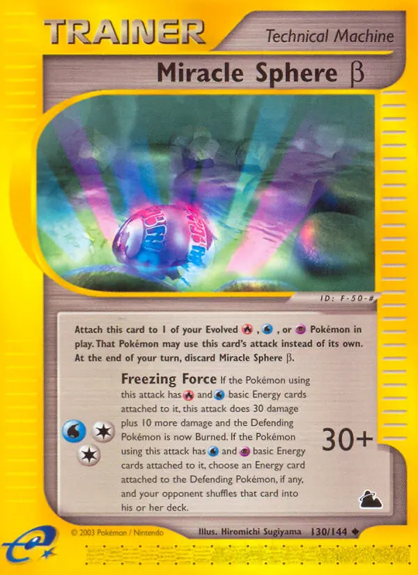 Miracle Sphere β (Skyridge) - Pokémon in TCG Land