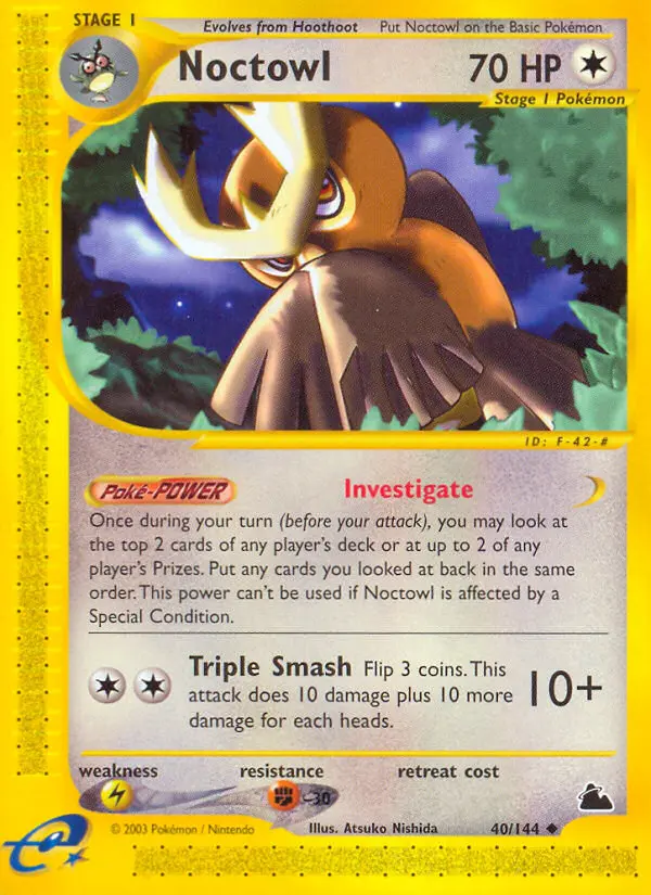 Noctowl (Skyridge) - Pokémon in TCG Land