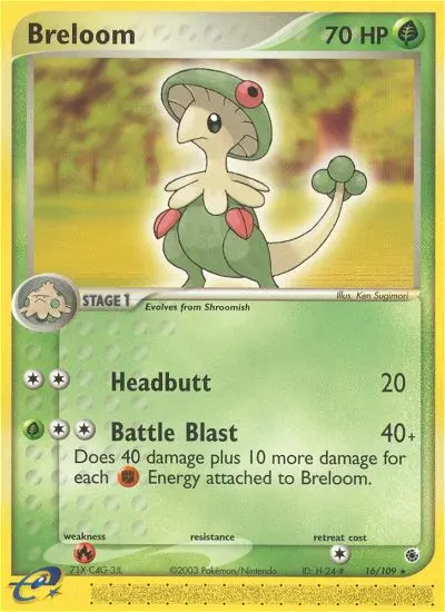 Breloom (Ruby & Sapphire) - Pokémon in TCG Land