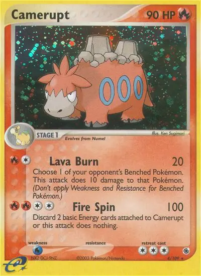 Camerupt (Ruby & Sapphire) - Pokémon in TCG Land