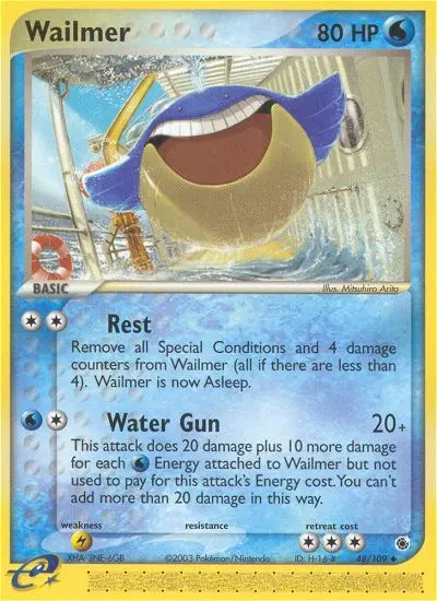 Wailmer (Ruby & Sapphire) - Pokémon in TCG Land