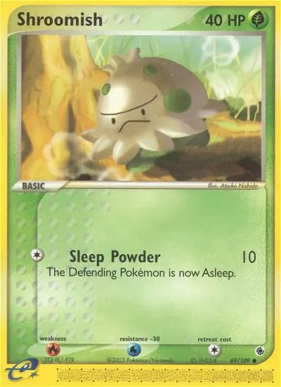 Shroomish (Ruby & Sapphire) - Pokémon in TCG Land