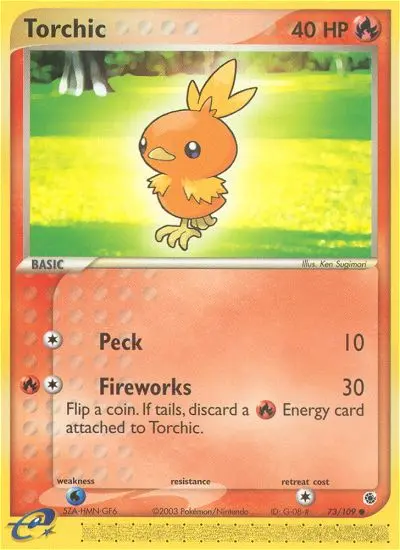 Torchic (Ruby & Sapphire) - Pokémon in TCG Land México