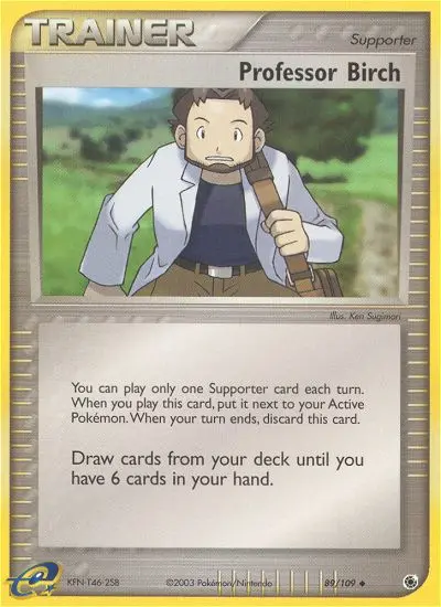 Professor Birch (Ruby & Sapphire) - Pokémon in TCG Land México