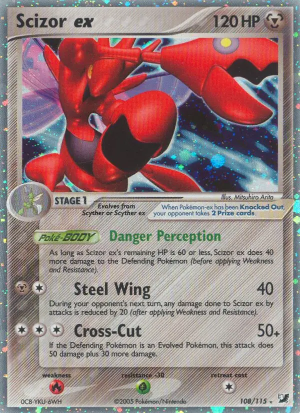 Scizor ex (Unseen Forces) - Pokémon in TCG Land