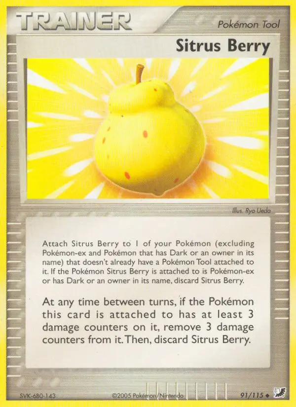 Sitrus Berry (Unseen Forces) - Pokémon in TCG Land