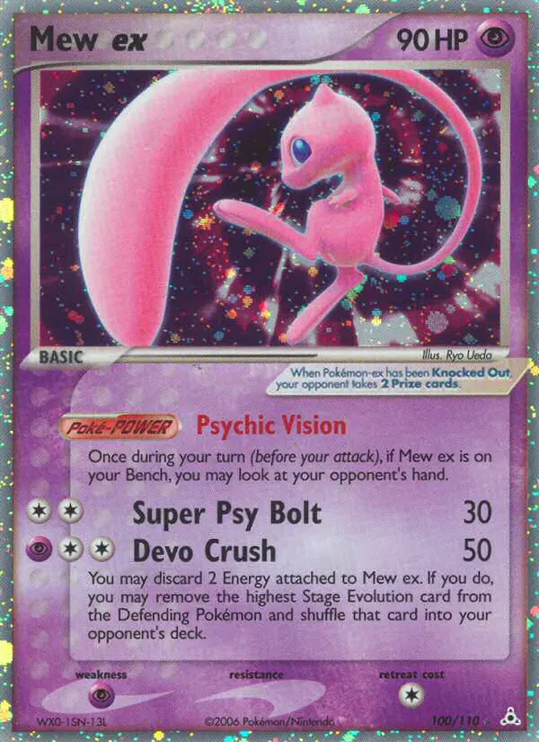 Mew ex (Holon Phantoms) - Pokémon in TCG Land México