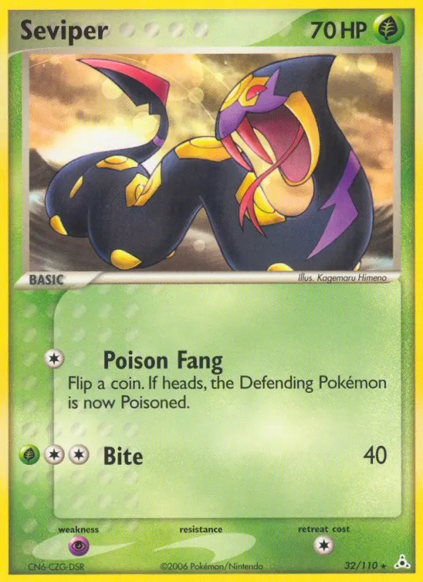 Seviper (Holon Phantoms) - Pokémon in TCG Land