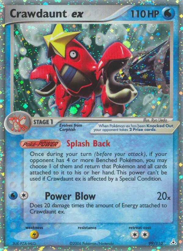 Crawdaunt ex (Holon Phantoms) - Pokémon in TCG Land México