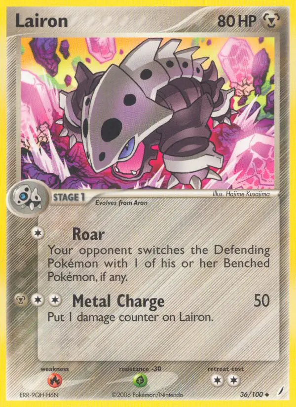 Lairon (Crystal Guardians) - Pokémon in TCG Land