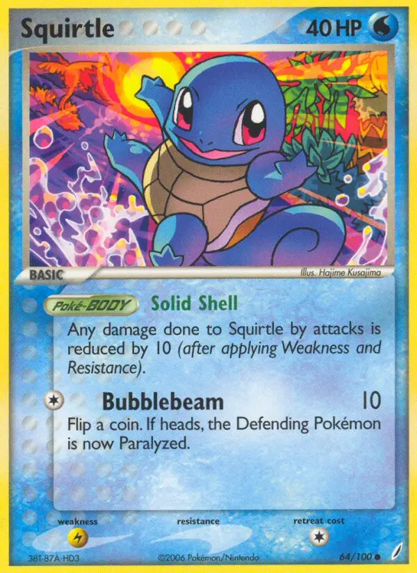 Squirtle (Crystal Guardians) - Pokémon in TCG Land México