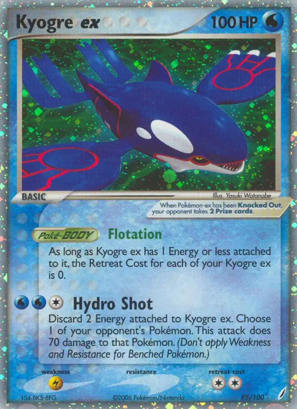Kyogre ex (Crystal Guardians) - Pokémon in TCG Land México