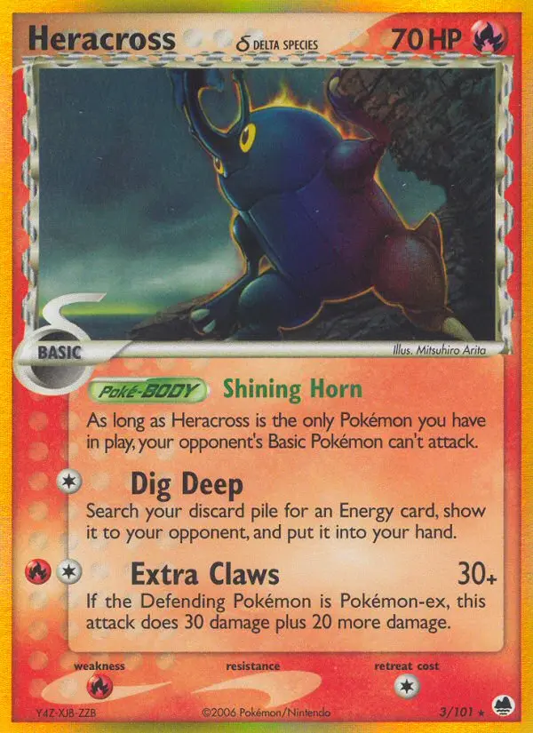 Heracross δ (Dragon Frontiers) - Pokémon in TCG Land