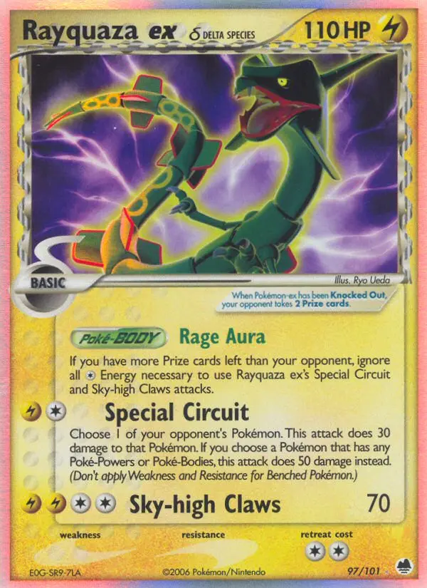 Rayquaza ex δ (Dragon Frontiers) - Pokémon in TCG Land México