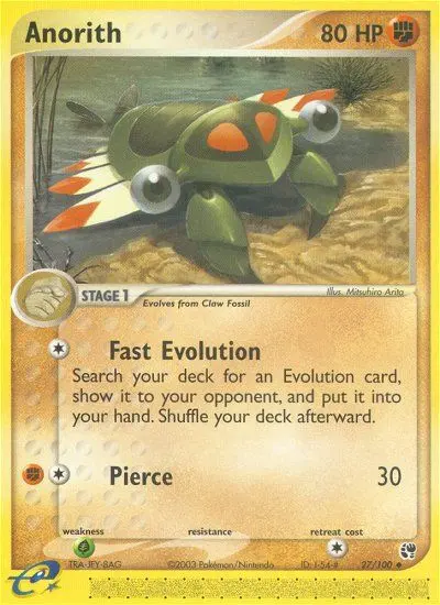 Anorith (Sandstorm) - Pokémon in TCG Land México