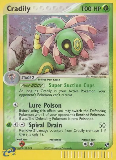 Cradily (Sandstorm) - Pokémon in TCG Land