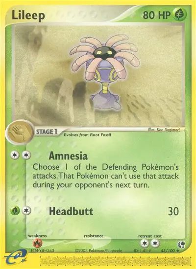 Lileep (Sandstorm) - Pokémon in TCG Land México