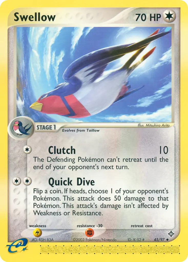 Swellow (Dragon) - Pokémon in TCG Land México