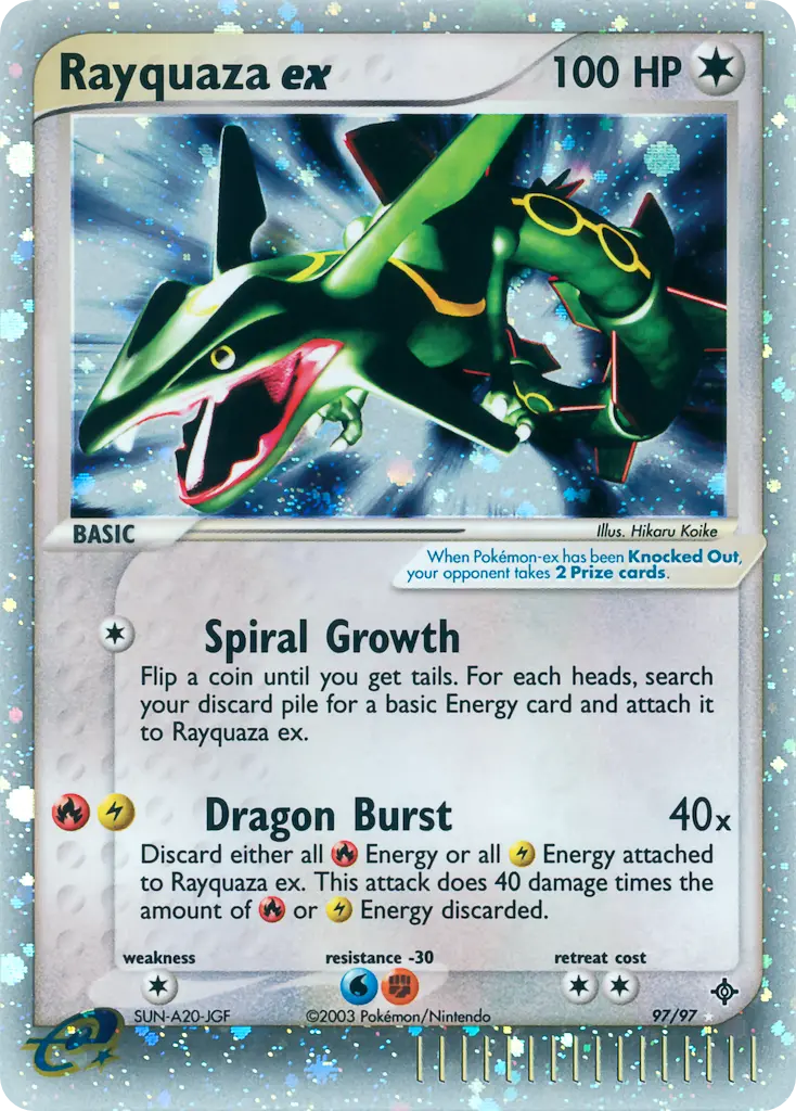 Rayquaza ex (Dragon) - Pokémon in TCG Land México