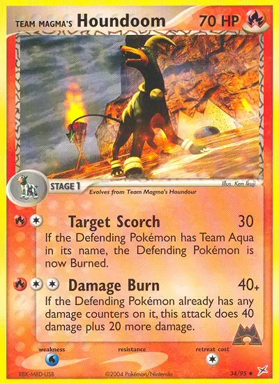 Team Magma's Houndoom (Team Magma vs Team Aqua) - Pokémon in TCG Land México