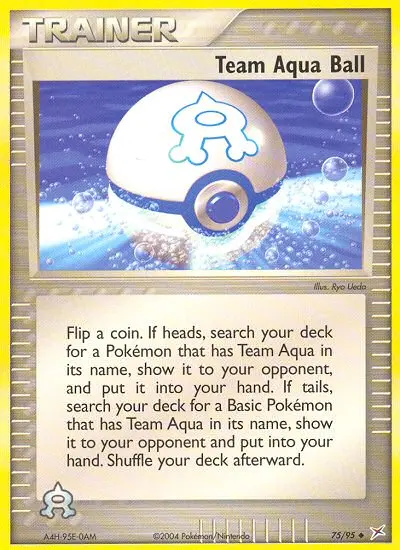 Team Aqua Ball (Team Magma vs Team Aqua) - Pokémon in TCG Land