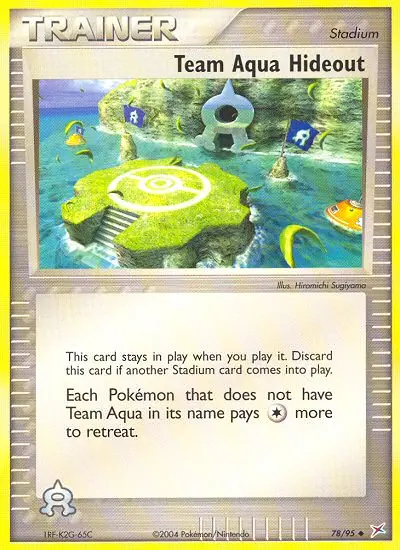 Team Aqua Hideout (Team Magma vs Team Aqua) - Pokémon in TCG Land
