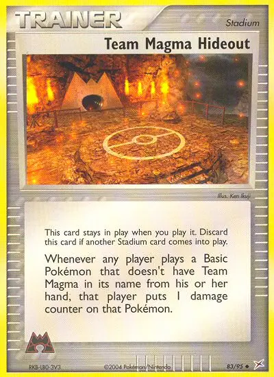 Team Magma Hideout (Team Magma vs Team Aqua) - Pokémon in TCG Land México