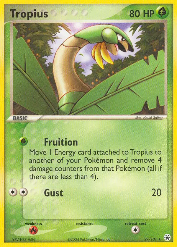 Tropius (Hidden Legends) - Pokémon in TCG Land